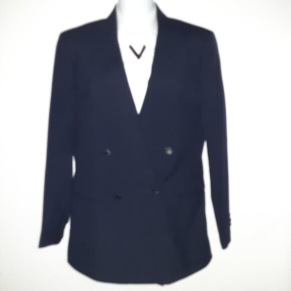 United Airlines UAL Vintage Navy Blue Uniform Jacket * Y2K * EUC * 6T - Picture 3 of 6